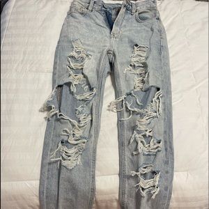 American Eagle mom jeans